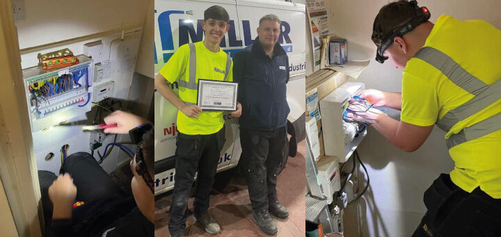 Millar Electrics apprentices